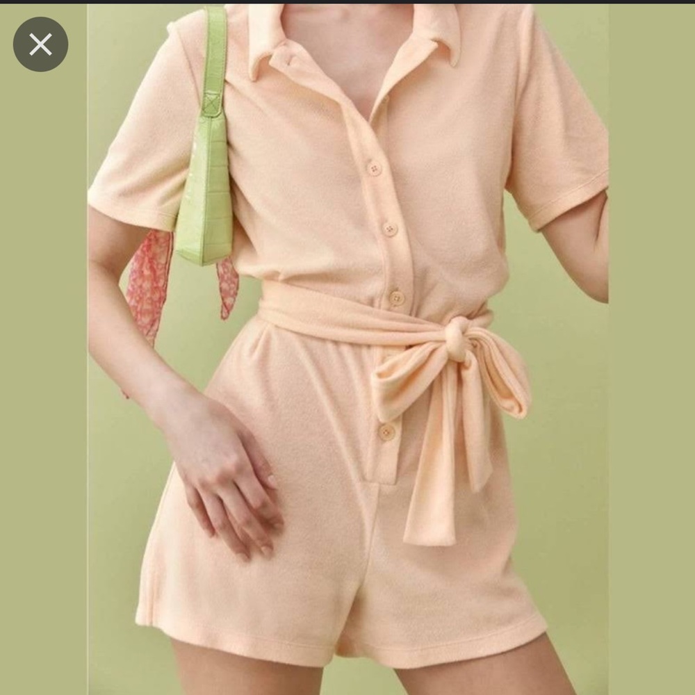 Reformation Terrycloth Romper in size Small